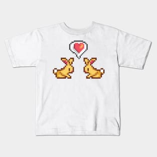 Stardew Valley Rabbit Love Kids T-Shirt